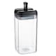 image 4 of Argon Tableware Flip Lock Plastic Food Storage Containers - 1.2 Litre - Black - Pack of 3