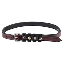 Imperial Riding IRHPardouz Leather Spur Straps - Bordeaux Black - One Size