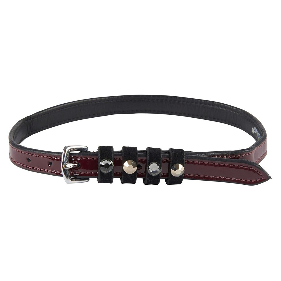 Imperial Riding IRHPardouz Leather Spur Straps - Bordeaux Black - One Size