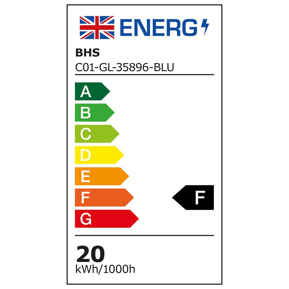 image 1 of BHS Glow Kid's LED Whirly Ceiling Light | Blue | Blue | 1