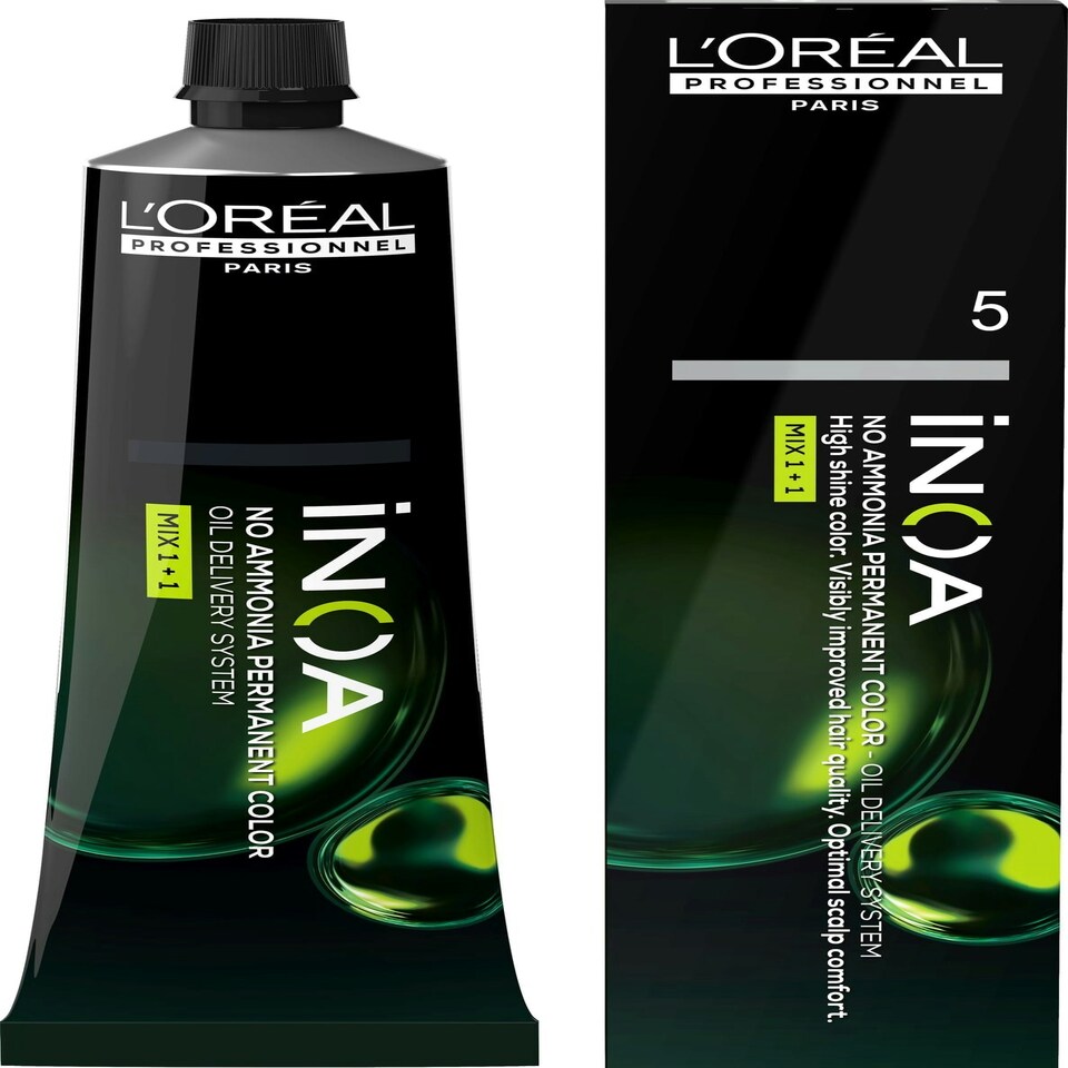 image 1 of L'Oreal INOA Fundamental Ammonia free hair colour dye 60ml various shades Yellow | 8,0 Deep Light Blonde