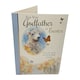 image 4 of For You Godfather Cute Lamb Floral Design Easter Card