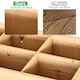 image 4 of Outsunny Wooden Herb Planter Stand 8 Cubes Bottom Shelf Raised Bed Natural