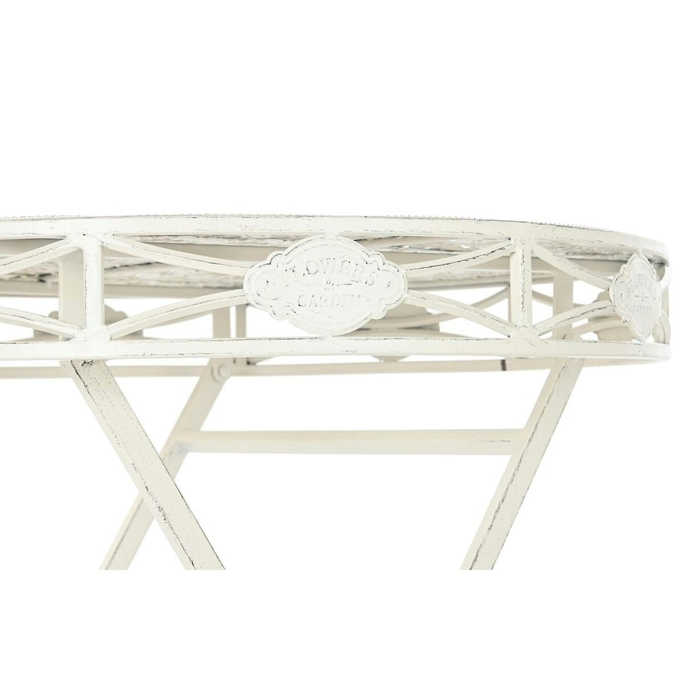 image 1 of Dining Table Home ESPRIT White Metal 70 x 70 x 73 cm N/A