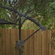 image 8 of Outsunny 3 m Cantilever Parasol with Cross Base, Crank Handle, 6 Ribs, Black