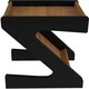 image 2 of Naples Z Side Table Black