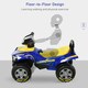 image 5 of HOMCOM Goodyear Baby Quad Ride-On Walker w/ Lights Horn Storage 18-36 Months