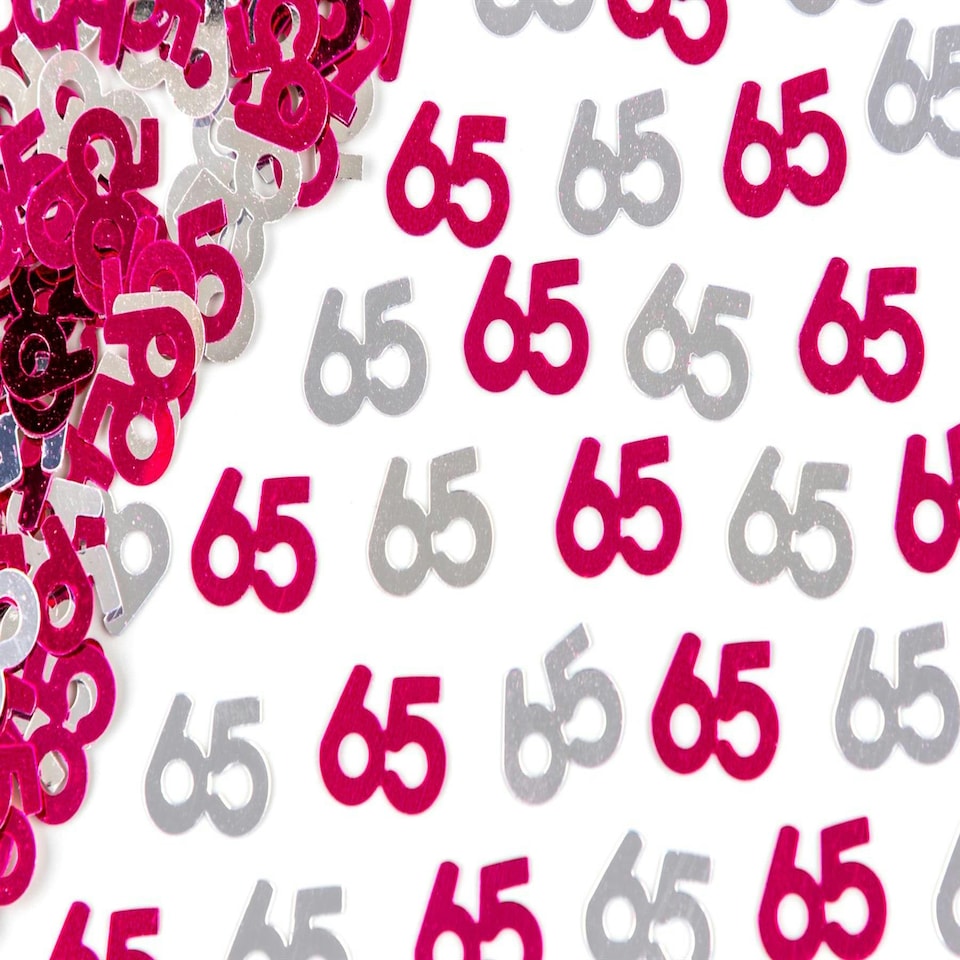 image 1 of 4 packs 65th Confetti