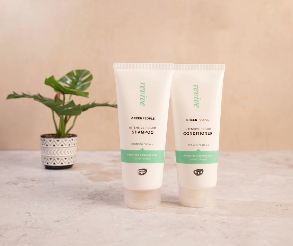 image 1 of Green People Intensive Care Hair Shampoo Conditioner 2x200ml