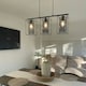 image 3 of Merton 3 Light Ceiling Light Black