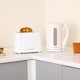 image 2 of Hamilton Beach Essential Kettle & Toaster Set White