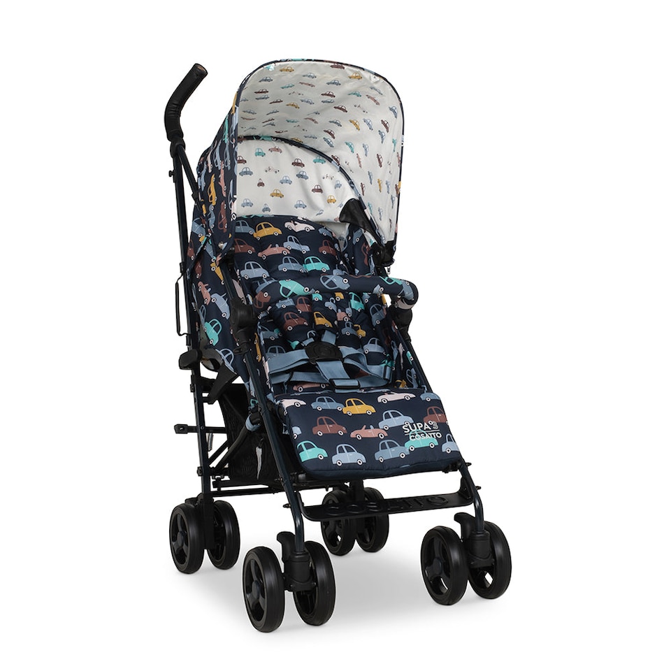 image 1 of Cosatto Supa 3 Lightweight Pushchair Stroller with Footmuff Birth to 25kg