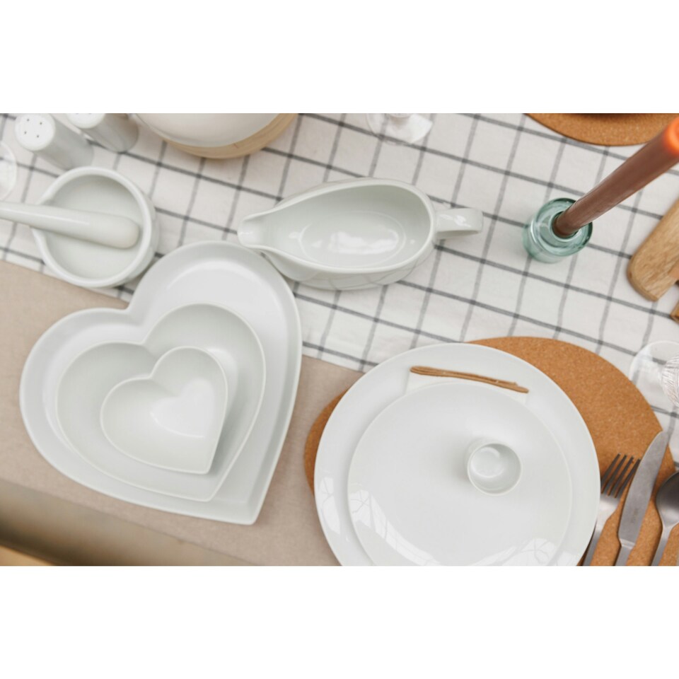 image 1 of Mikasa Pestle Mortar White Porcelain