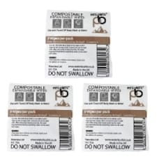 Pits & Bits Compostable Expanding Wipes - Triple Pack