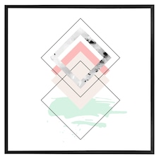 Geometric overlays (Picture Frame) Black | S