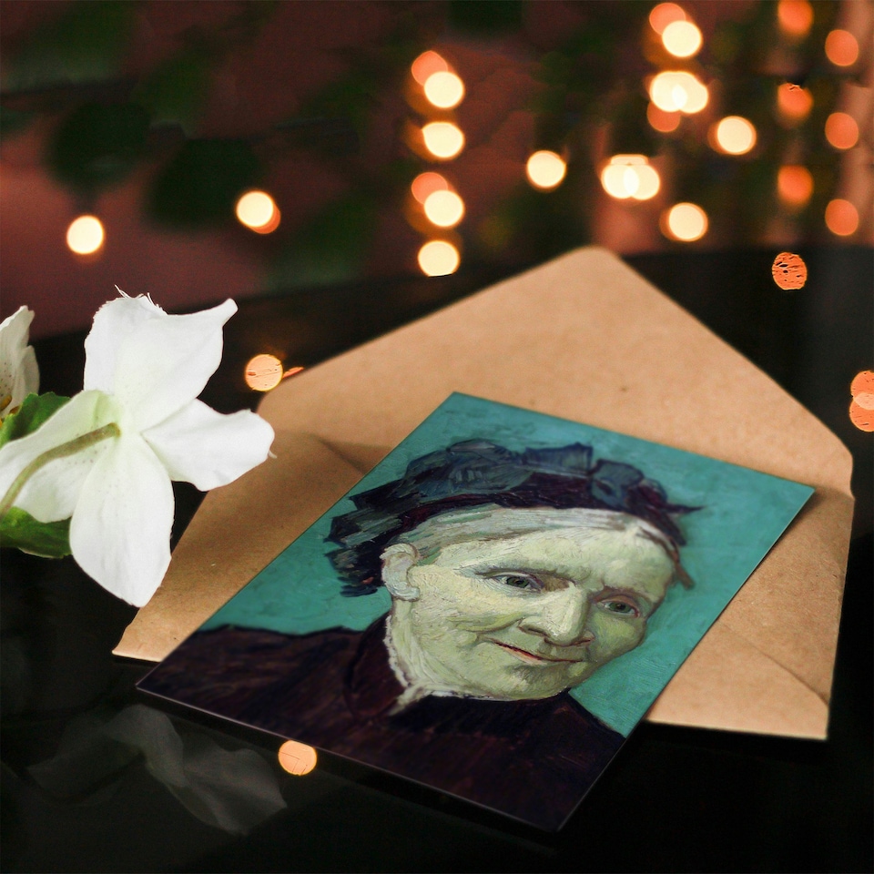 image 1 of Vincent van Gogh Art Card Portrait of the Artist's Mother