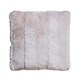 image 2 of BHS Faux Fur Stripe Cut Cushion | Cream | Natural | One Size | 1