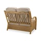image 4 of Desser Viola Light Oak Rattan 2 Seater Sofa Set in Biscuit - Conservatory Sofa Suite