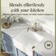 image 4 of Fireclay Kitchen Bundle - Single Bowl Belfast Sink, Strainer Waste & French Classic Tap, 595mm - Brushed Brass - Balterley