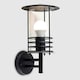 image 2 of ValueLights Dorset Matte Black Wall Light and LED Bulb Black