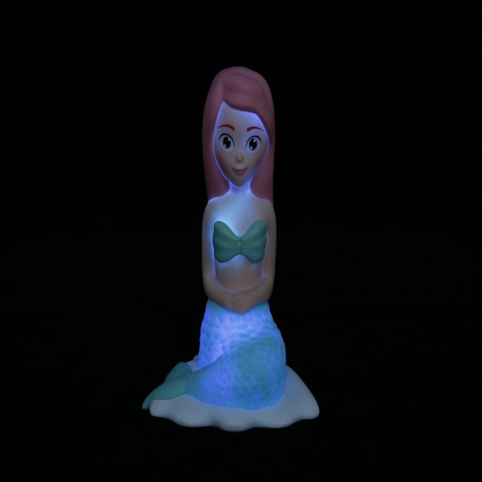 image 1 of Mermaid Night Light Blue | Pink