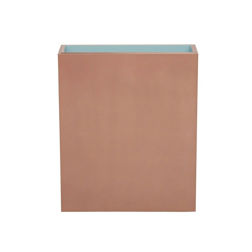 image 1 of Primrose Zinc Galvanised Copper Tall Trough Planter with Insert Copper