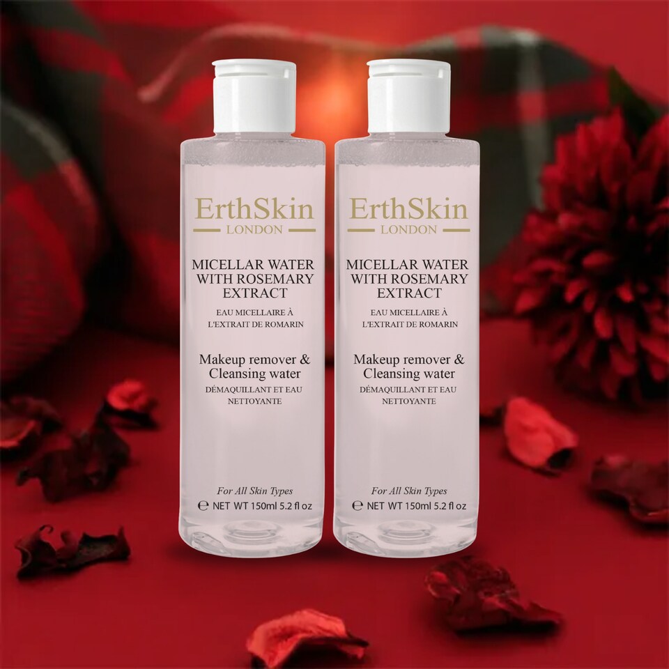 image 1 of 2X Erth Skin London Micellar Water With Rosemary Extract 150ml