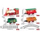 image 7 of Rexco Deluxe Train Set Around Christmas Tree Track Toy Lights Musical Party Xmas Gift