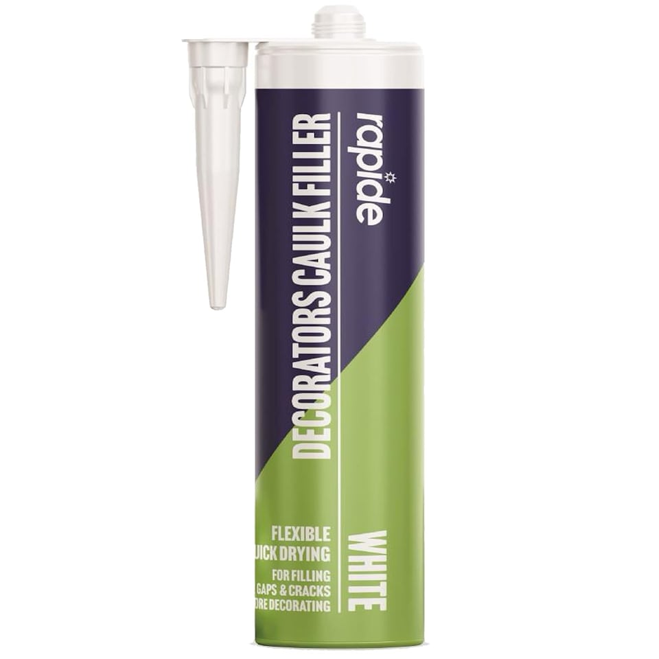image 1 of 4 x White Multi Use Decorators Caulk Gap & Crack Filler Sealant