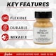image 2 of Angelus Metallic Leather Paint for Sneaker Customs and Shoes 1oz