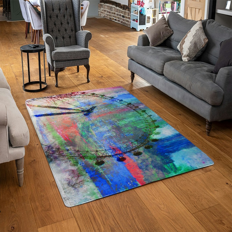 image 1 of London Eye (Rug) Multi | Small: 60x110cm