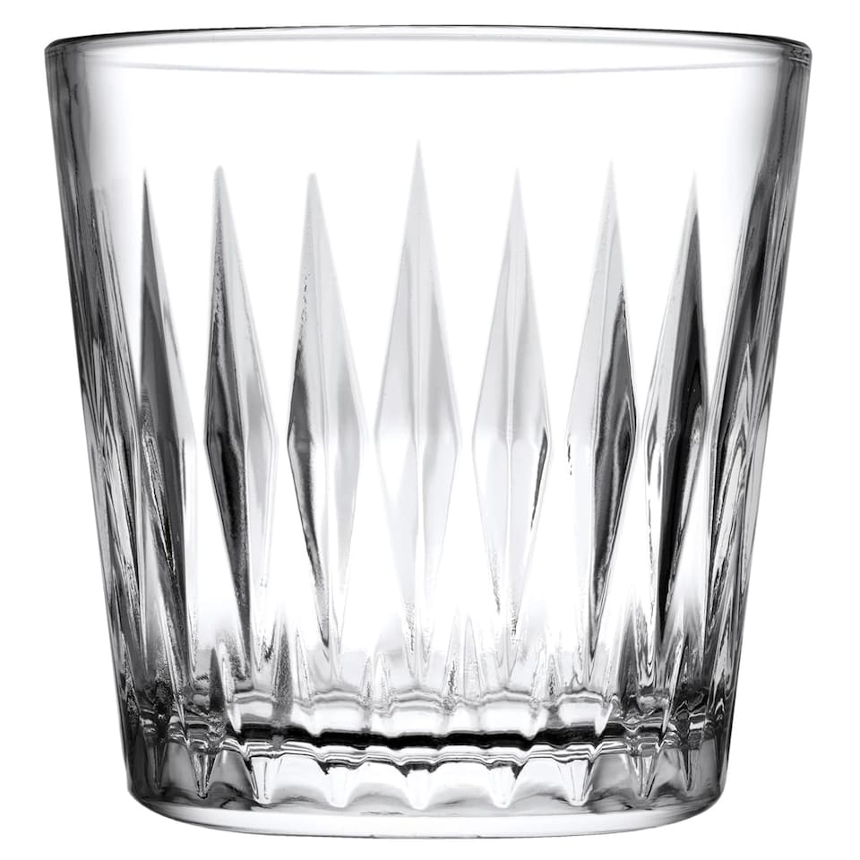 image 1 of Highball Drinking Glasses Whiskey Water Juice Tumblers 6 Set | Clear | 6x300ml Whiskey Tumblers | 300ml