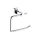 image 4 of Showerdrape Admiralty Chrome Stainless Steel Wall Mounted 4 Piece Bathroom Accessory Set | Silver | 1
