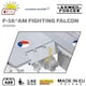 image 10 of F-16 AM Fighting Falcon plane brick model - COBI 5896 - 425 bricks