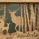 image 6 of 37cm Battery Operated Light up Wooden Christmas Reindeer Scene with Warm White LEDs