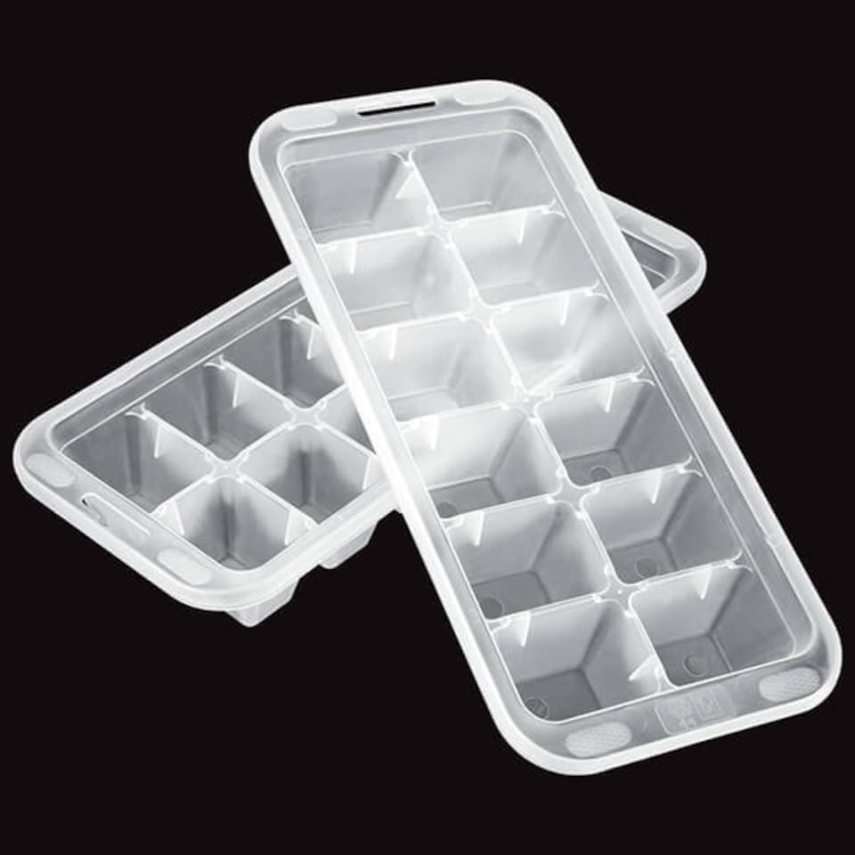 image 1 of Judge Kitchen 2 Piece Plastic Ice Cube Tray Set