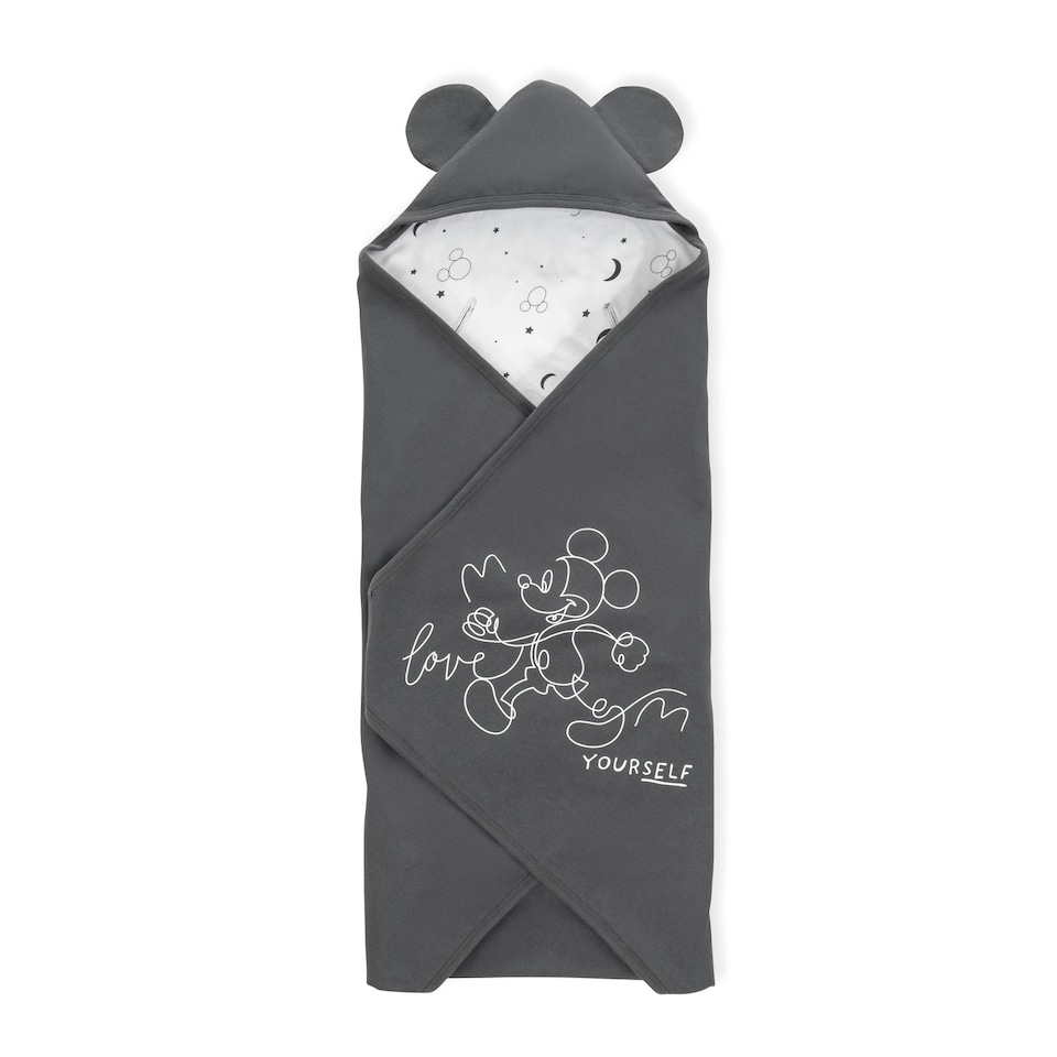 image 1 of Hauck Disney Snuggle N Dream - Mickey Mouse Anthracite