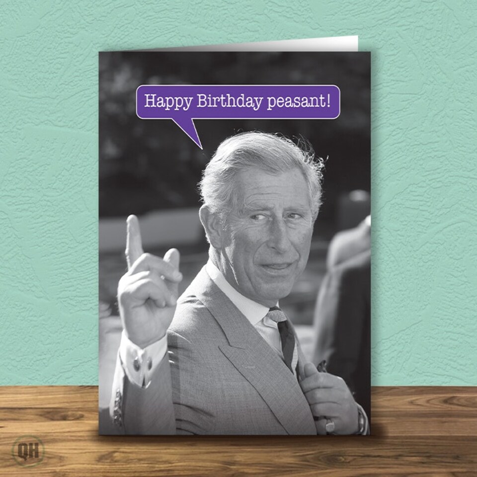 image 1 of Happy Birthday Peasant! Funny Birthday Card