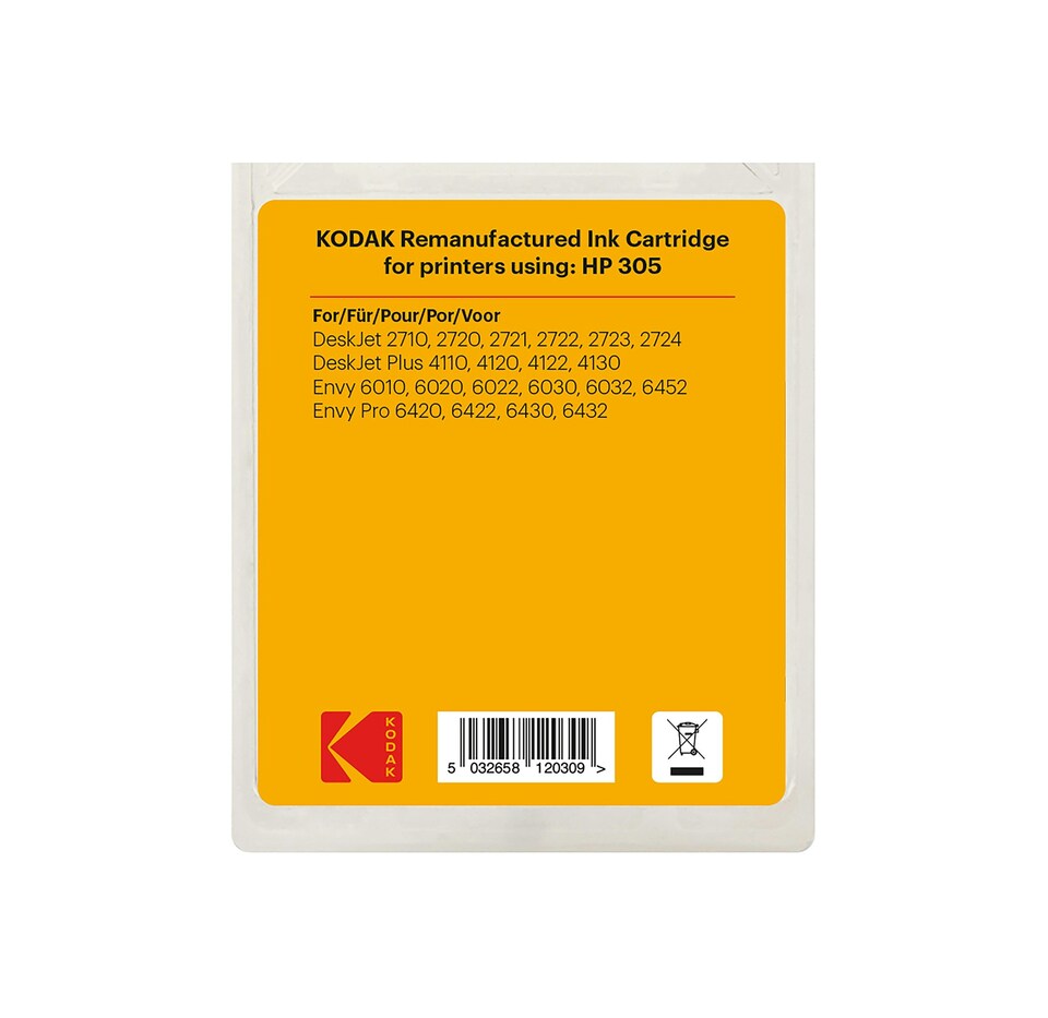image 1 of Kodak Remanufactured HP 305 Colour Ink Cartridge | Multi | 1