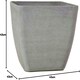 image 5 of Primrose Stone and Resin Composite Planter Volcanic Grey Frost Resistant 43cm