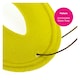 image 3 of Yellow Eye Mask on Elastic – Fancy Dress Accessory for Superheroes, Costumes & Parties Yellow | One Size