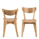 image 2 of Roxby Dining Chairs in Oak Set of 2