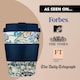 image 5 of Ecoffee Cup 12oz 350ml Van Gogh Design Reusable Eco-Friendly, Plant Based Coffee Cup with Silicone Lid & Sleeve, Old Vineyard with Peasant Woman | Multi | Old Vineyard with Peasant Woman