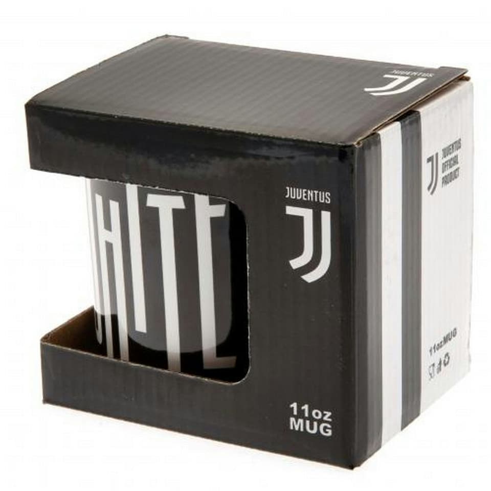 image 1 of Juventus FC Black and White Mug - Black/White - One Size