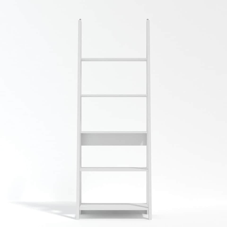 image 1 of Tiva Ladder Bookcase - MDF - L38.6 x W64 x H175.4 cm - White White