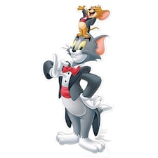 Tom and Jerry in Tuxedos Lifesize Cardboard Cutout - 154cm