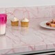 image 3 of Sticky Back Plastic Marble Pink Kitchen Self-adhesive Vinyl Wrap for Cupboards, Doors and Worktops 67.5cm x 2m (7 rolls) - d-c-fix