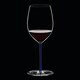 image 8 of Riedel Hand Made Fatto A Mano Cabernet/Merlot Wine Glass Dark Blue