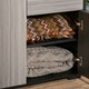 image 8 of HOMCOM High Gloss Frame Side Cabinet with 2 Door and 2 Drawer Multi