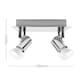 image 5 of ValueLights 4 Way Chrome Spotlight and Cool White Bulbs